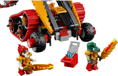 LEGO 70144 Laval's Fire Lion - CHI Power Mech with Cragger & Mungus