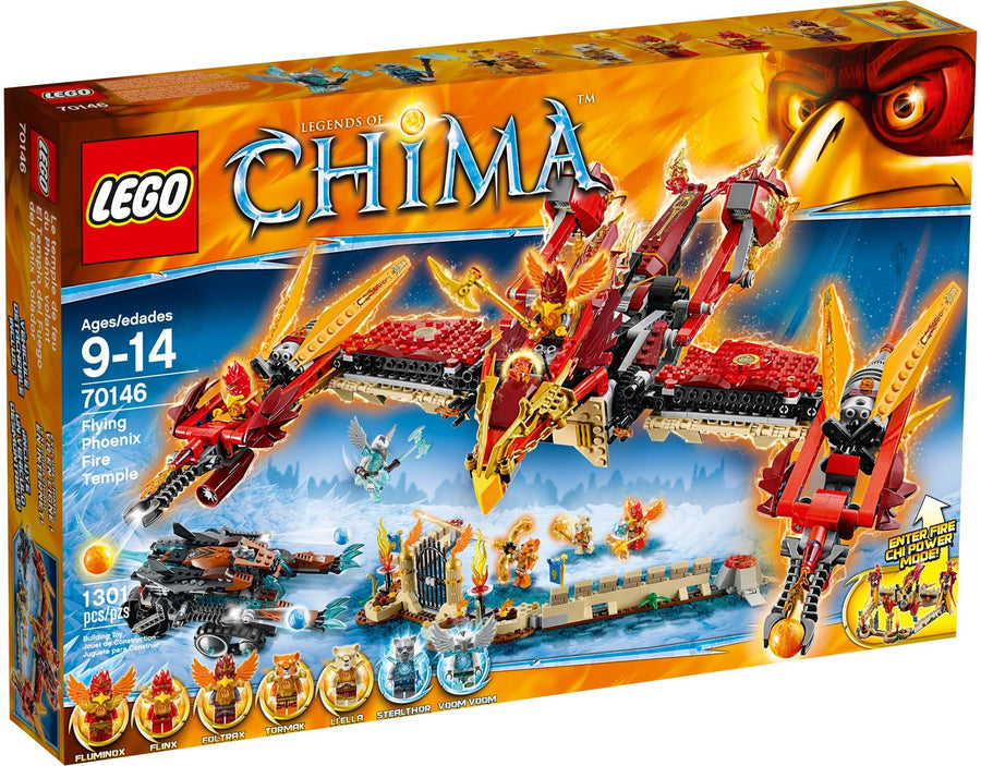 LEGO 70146 Flying Phoenix Fire Temple: CHI Power Showdown - SuperSaverAU - view 1
