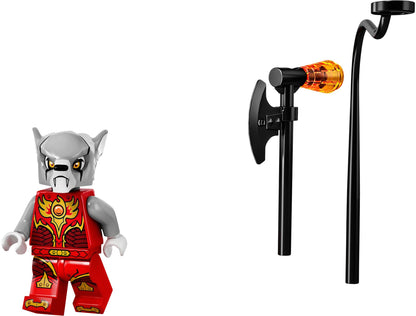 LEGO 70149 Worriz Speedorz Scorching Blades CHI Fire Speedor