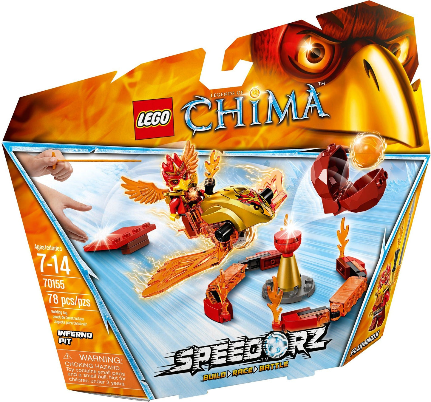 LEGO 70155 Fluminox’s Inferno Pit Speedorz CHI Fire Game
