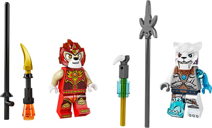 LEGO 70156 Laval vs. Sir Fangar Speedorz Fire vs. Ice