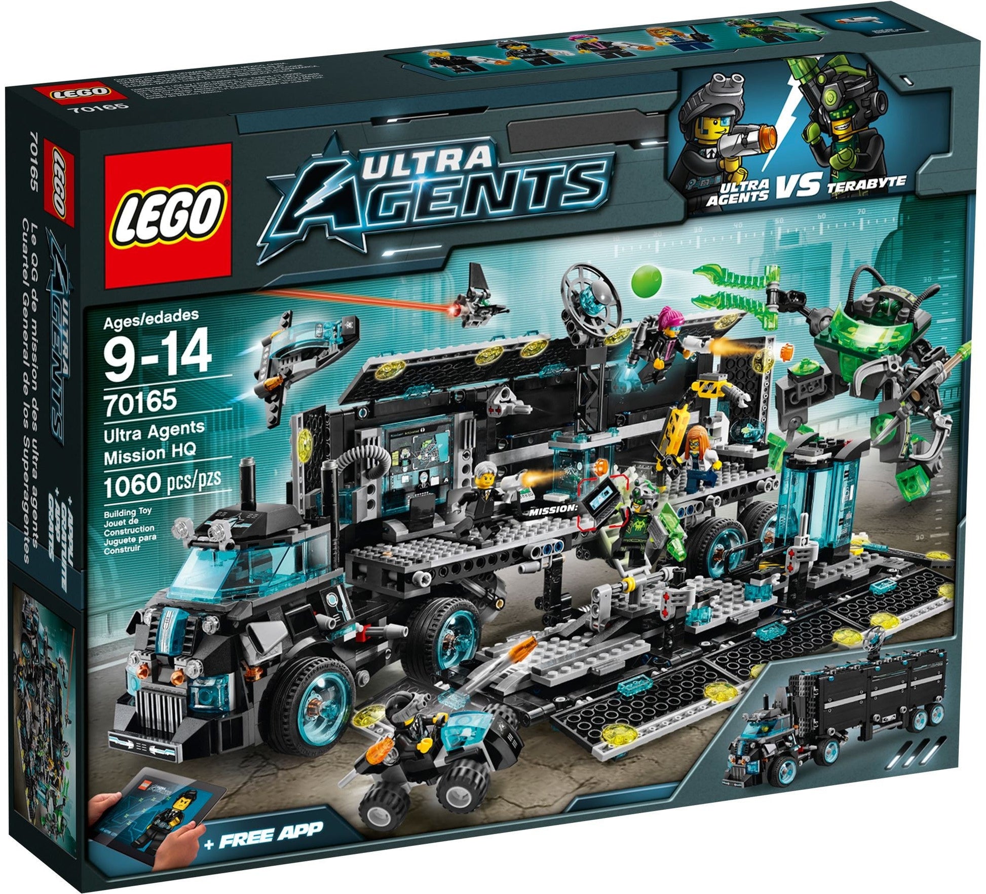 LEGO 70165 Ultra Agents Ultra Agents Mission HQ- Auzzi Store