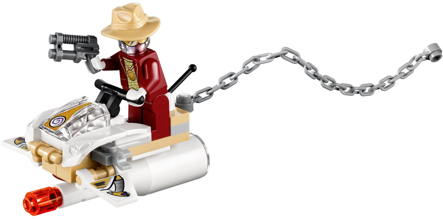 LEGO 70167 Ultra Agents Invizable Gold Getaway Stealth Bike - SuperSaverAU - view 3