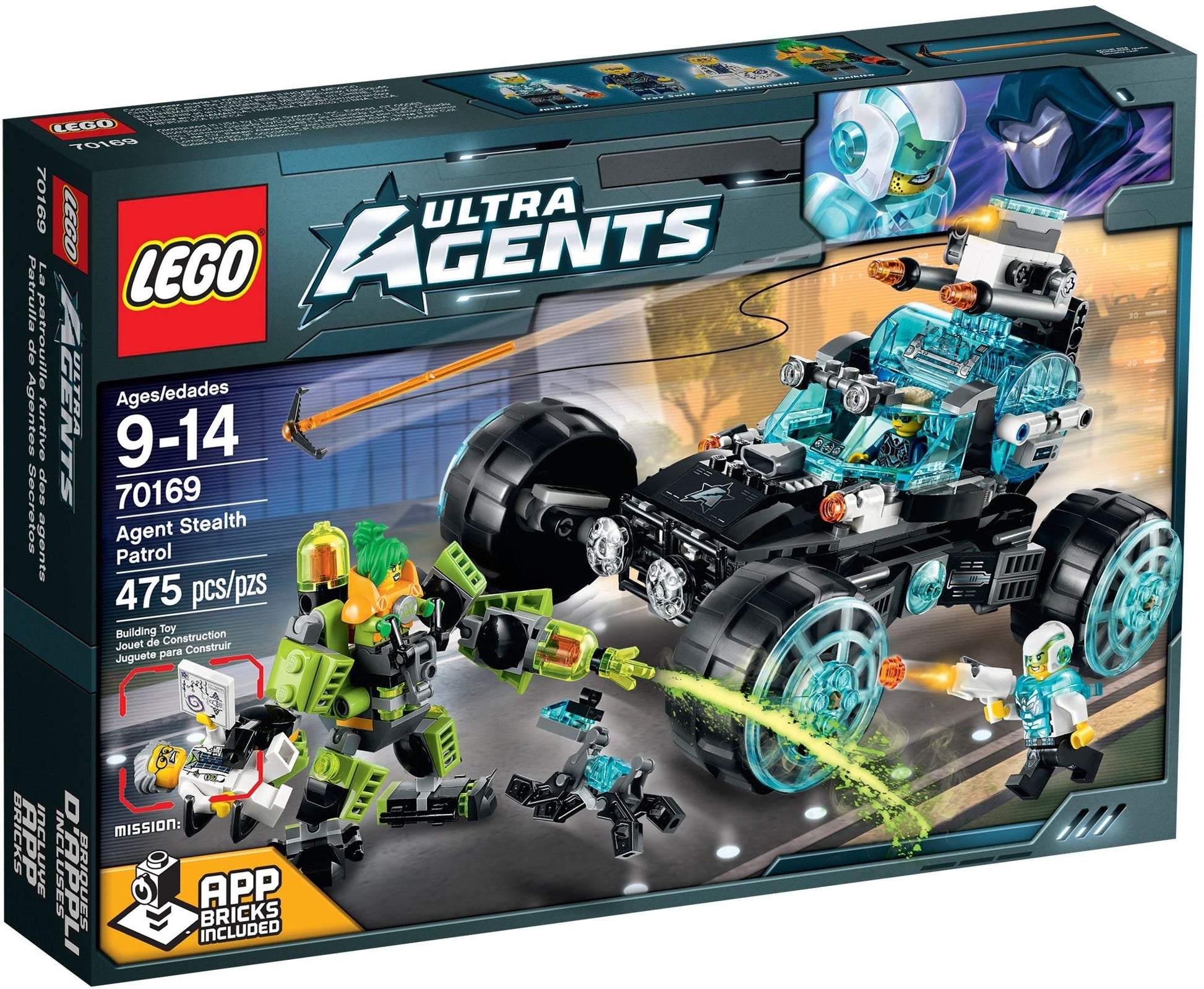 LEGO 70169 Ultra Agents Agent Stealth Patrol Toy- Auzzi Store