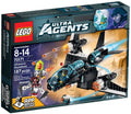 LEGO 70171 Ultra Agents Ultrasonic Jet vs. Brainstein - SuperSaverAU - view 1
