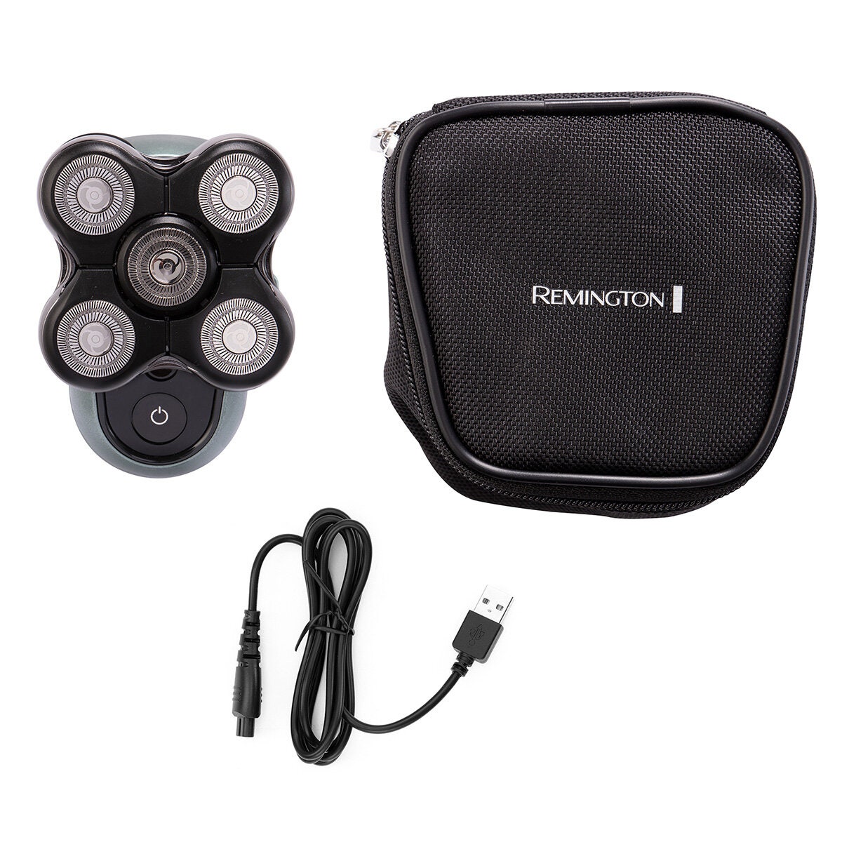 Remington RX7 head shaver - five cutting heads, dual track blades, waterproof, Turbo Speed - HC7500AU
