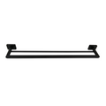 Barelli 600mm Double Towel Rail - Matte Black - Rigoni Design - SuperSaverAU - view 1
