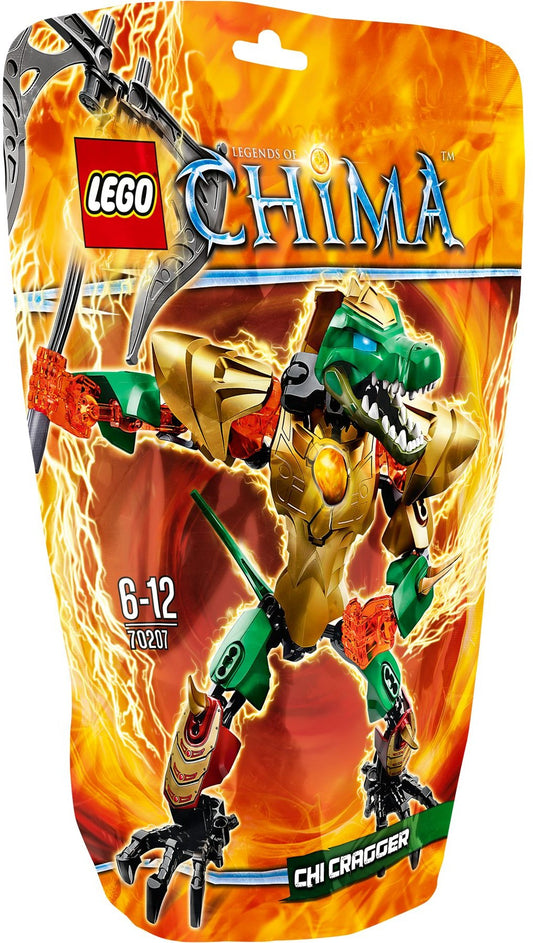 LEGO 70207 CHI Cragger - Buildable Croc Warrior Figure