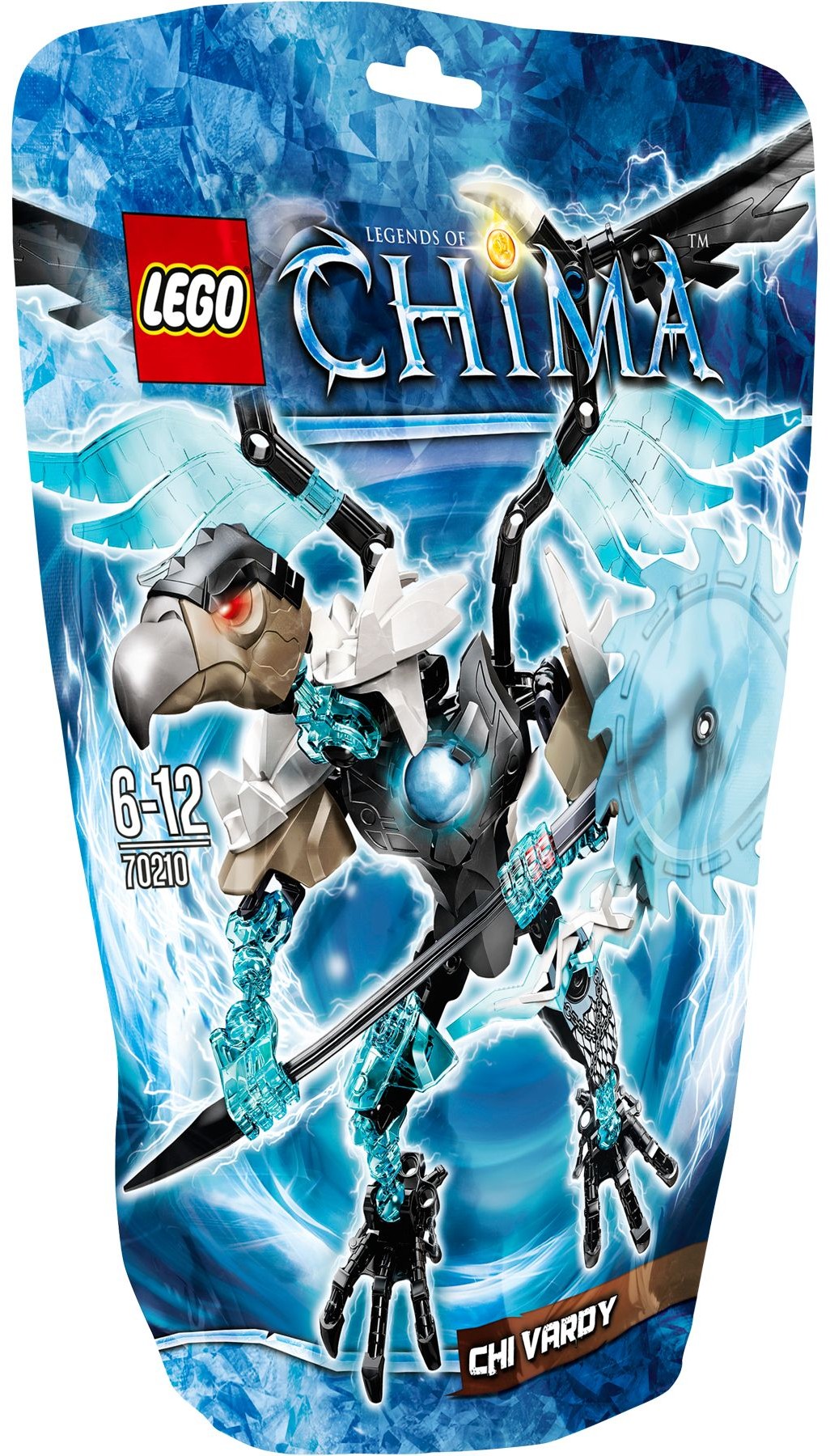 LEGO 70210 CHI Vardy - Buildable Ice Vulture Warrior
