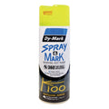 Dy-Mark Spray & Mark Fluoro Yellow Marking Paint 350g Gloss Splatter Resistant