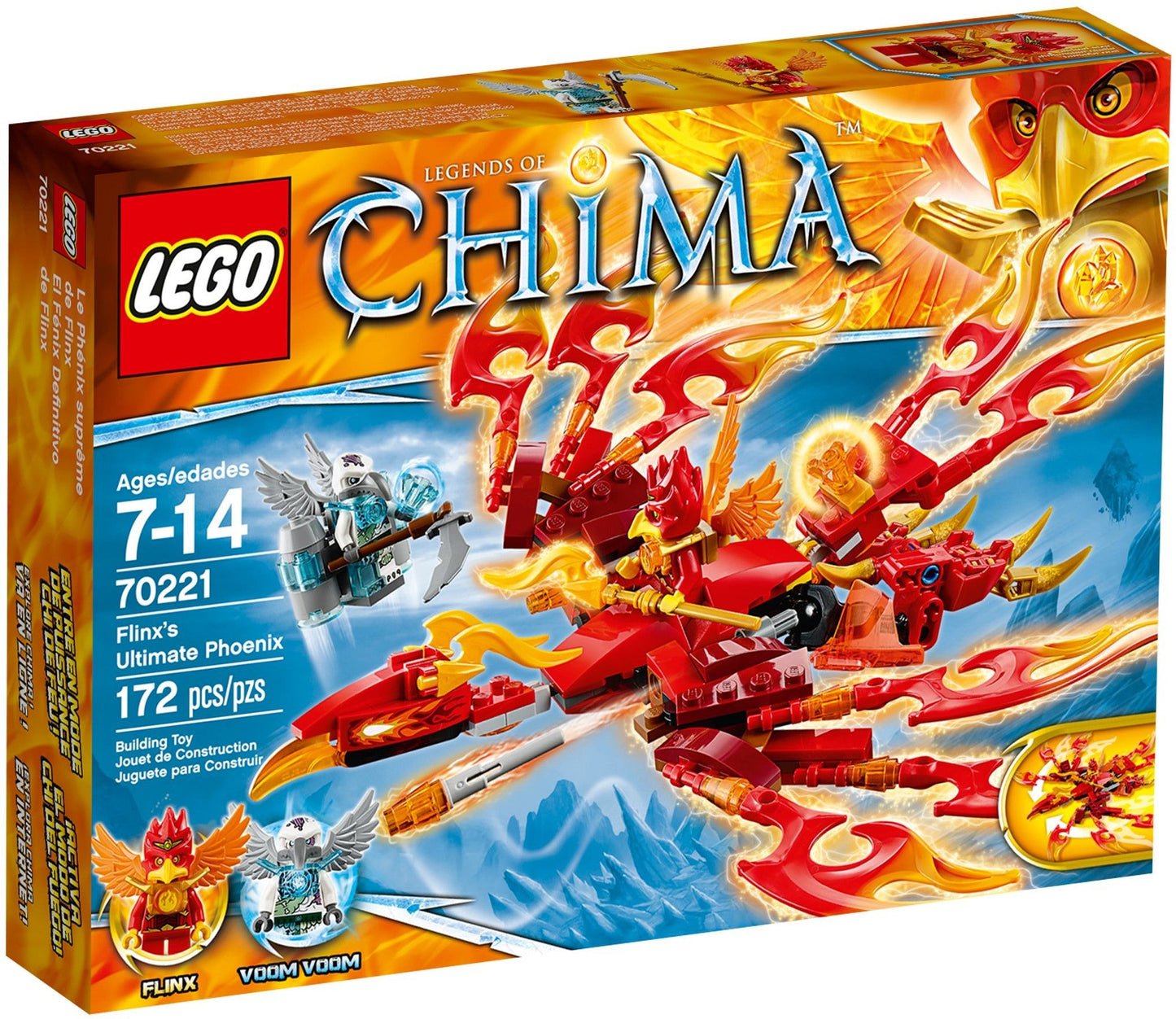 LEGO Chima 70221 Chima Flinx's Ultimate Phoenix- Auzzi Store