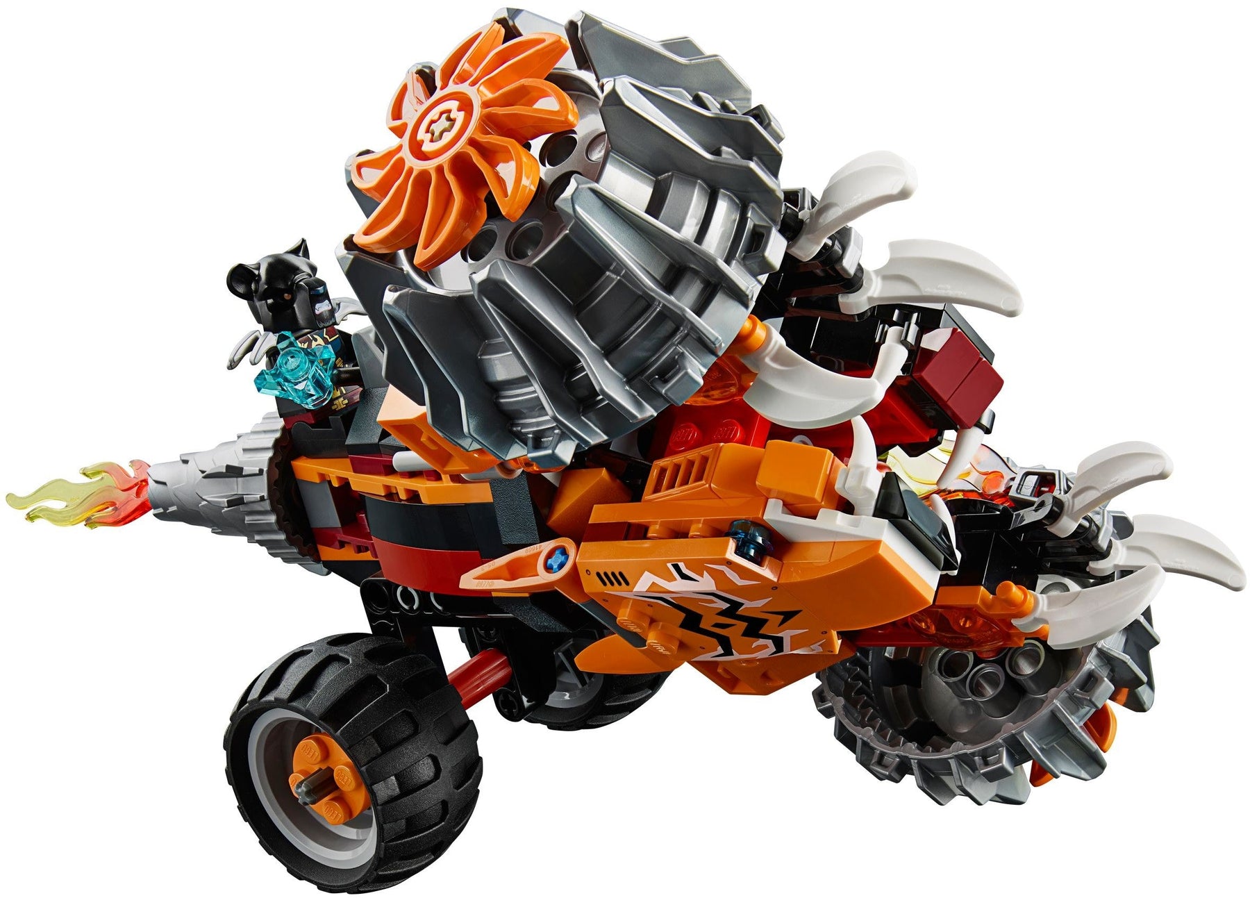 LEGO 70222 Tormak's Shadow Blazer - CHI Panther vs. Saber-tooth - SuperSaverAU - view 3