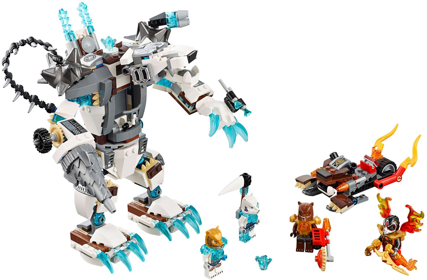 LEGO 70223 Icebite's Claw Driller - CHI Battles