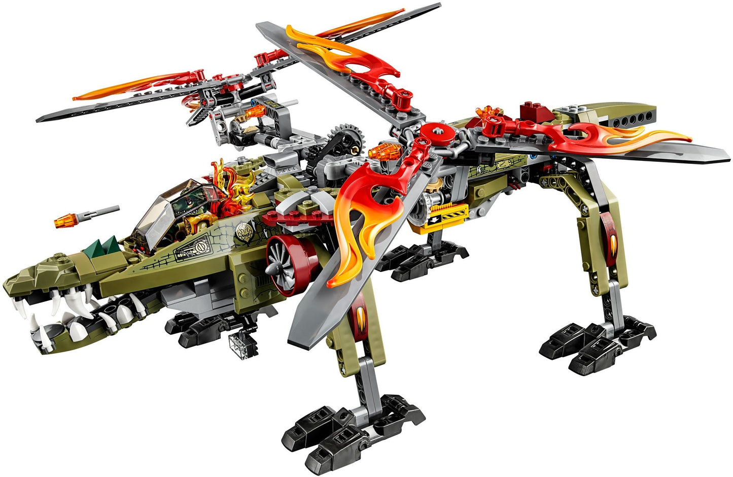 LEGO 70227 King Crominus Rescue Helicopter & Fire Tracker