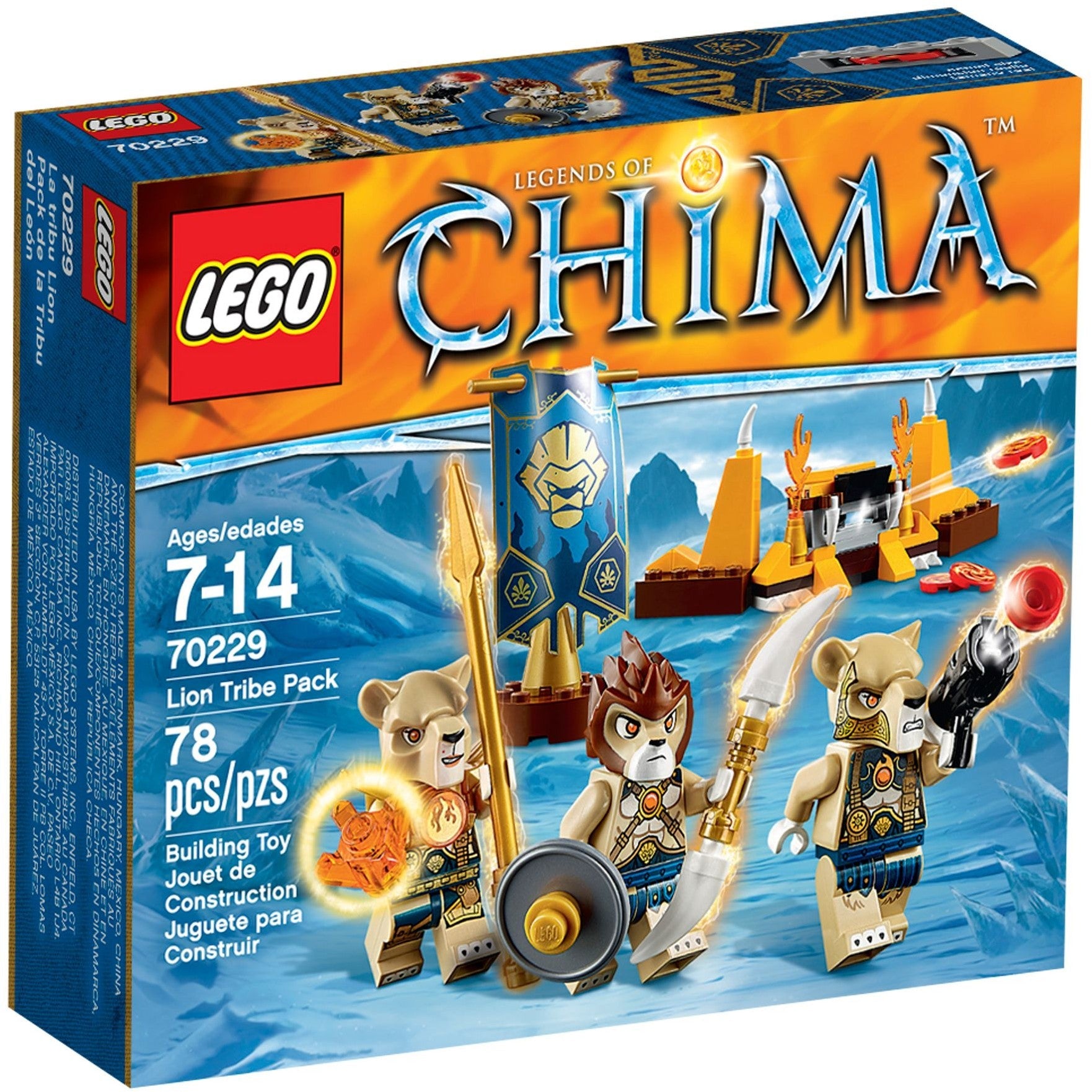 LEGO 70229 Lion Tribe Pack - Li’Ella & Warriors - SuperSaverAU - view 1