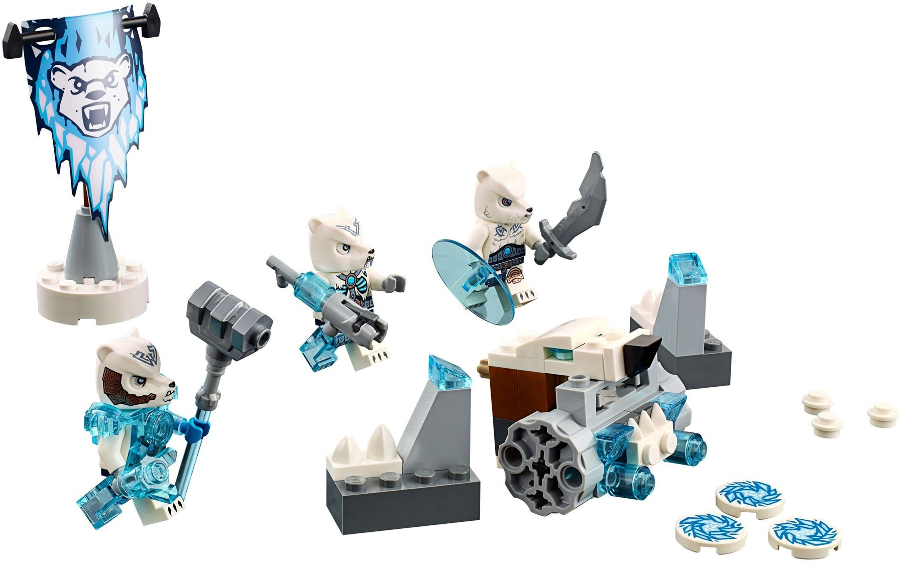 LEGO 70230 Ice Bear Tribe Pack - General Icerlot Minifigure - SuperSaverAU - view 7