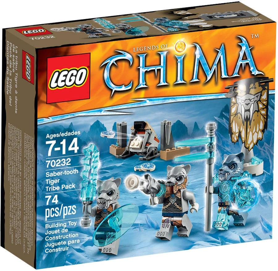 LEGO 70232 Saber-tooth Tiger Tribe Pack - Ice Sling Disc Shooter - SuperSaverAU - view 1