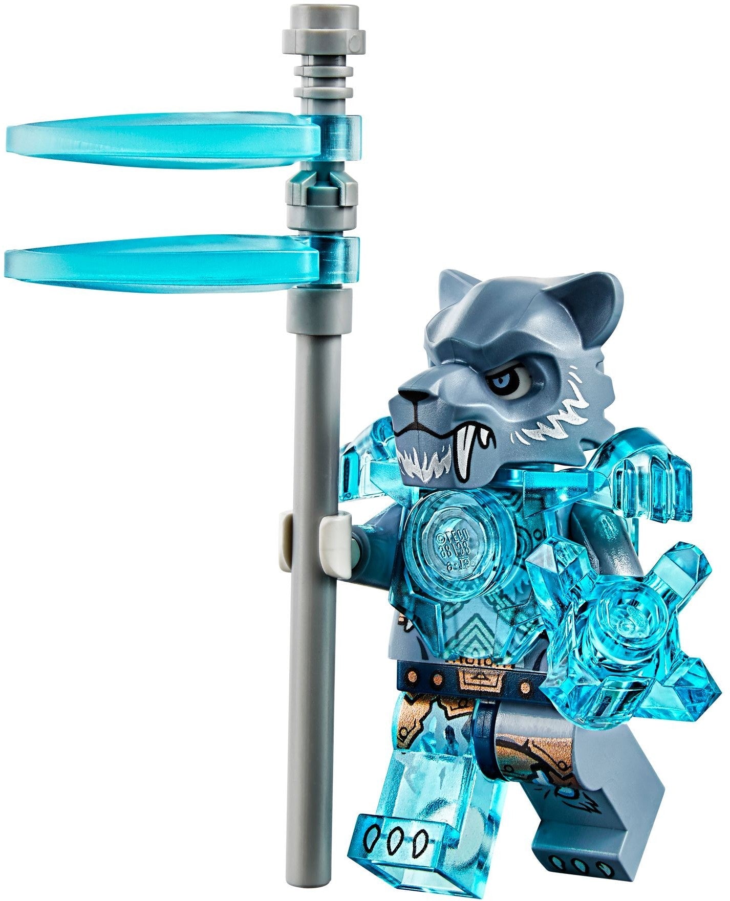 LEGO 70232 Saber-tooth Tiger Tribe Pack - Ice Sling Disc Shooter - SuperSaverAU - view 2