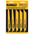 Dewalt 5 Piece Reciprocating Blade Set - Bi-Metal - 150mm x 10mm x 225mm - Durable - SuperSaverAU - view 2