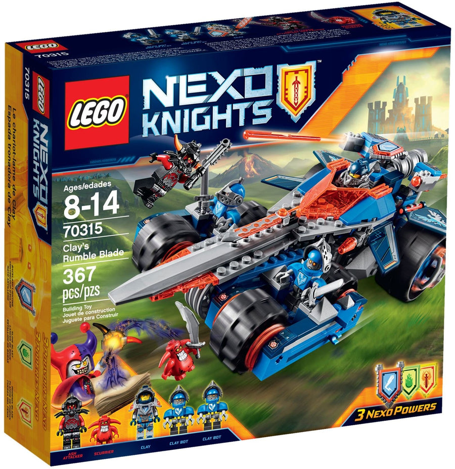LEGO 70315 Clay's Rumble Blade: NEXO KNIGHTS Battle Vehicle - SuperSaverAU - view 1