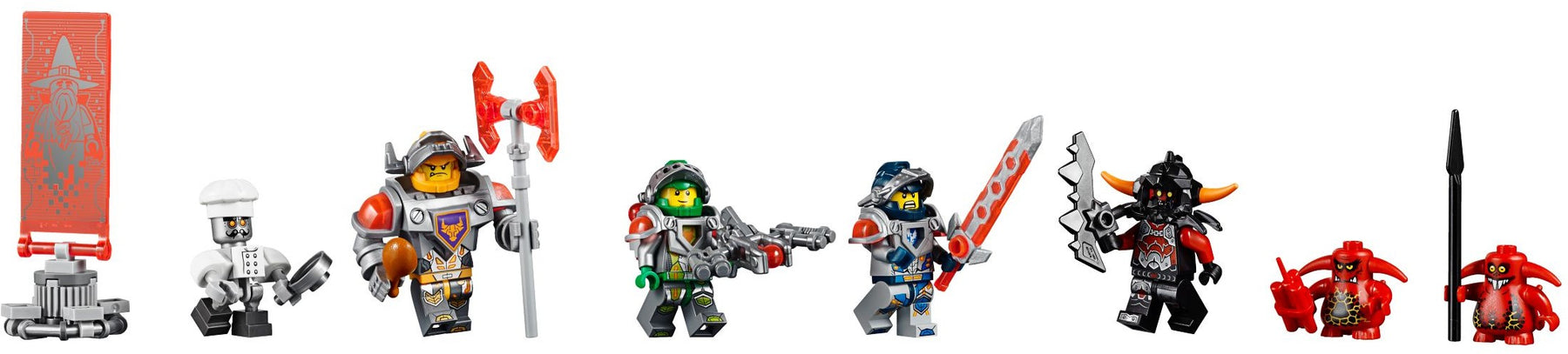 LEGO 70317 The Fortrex - NEXO KNIGHTS Rolling Battle Castle - SuperSaverAU - view 5