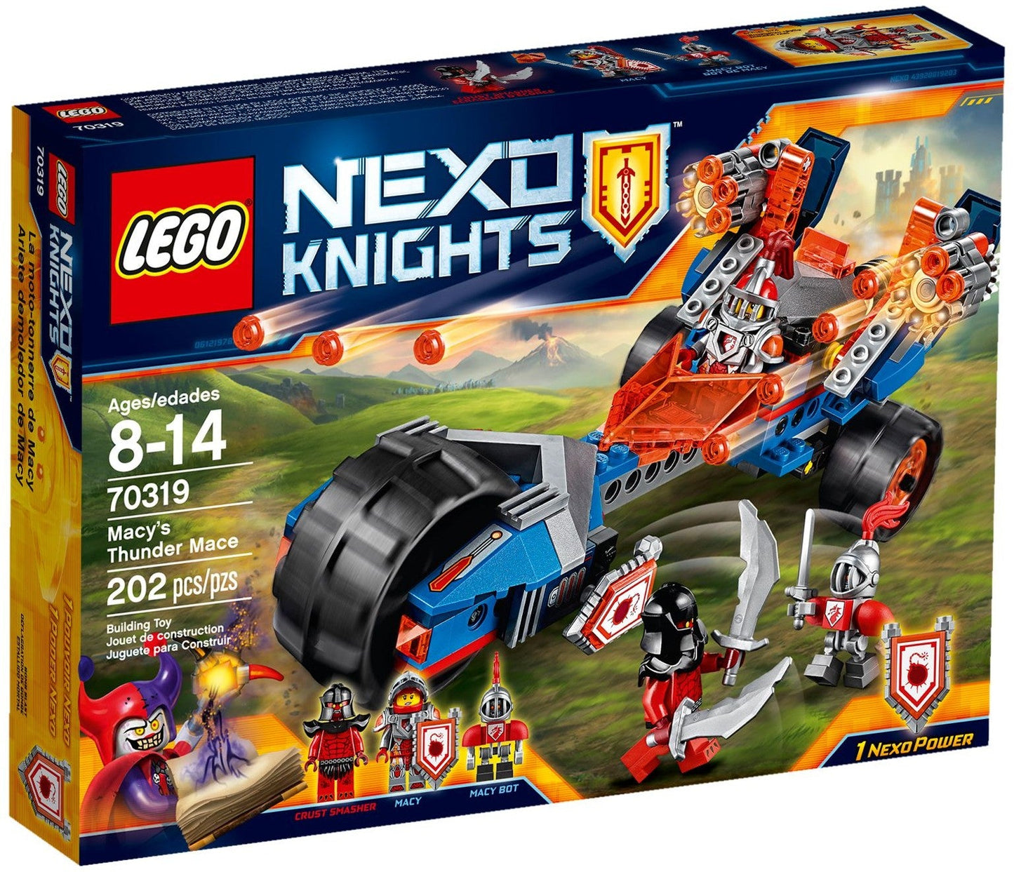LEGO NEXO KNIGHTS 70319 Macy's Thunder Mace- Auzzi Store