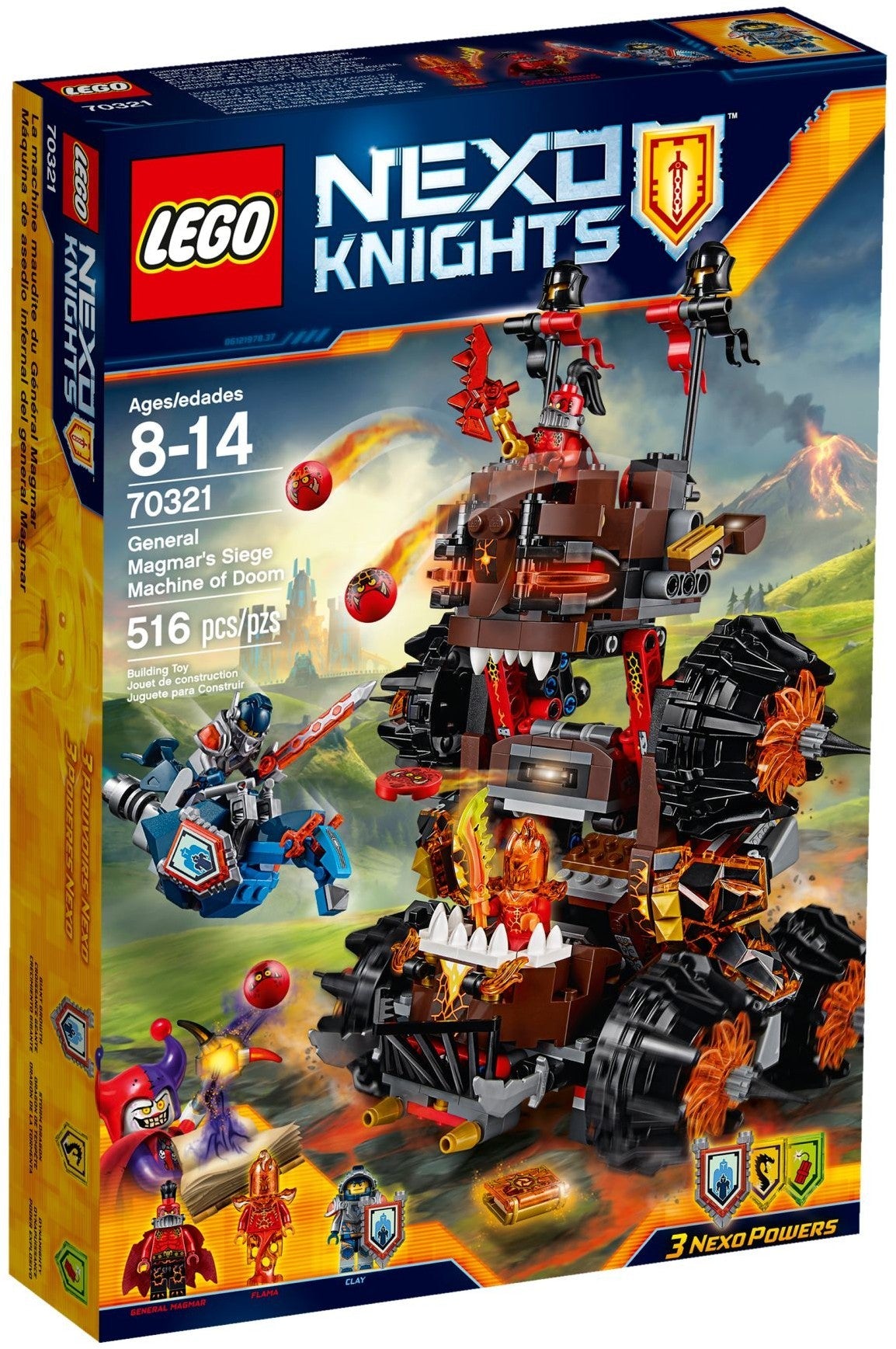 LEGO 70321 General Magmar's Siege Machine NEXO KNIGHTS - SuperSaverAU - view 1