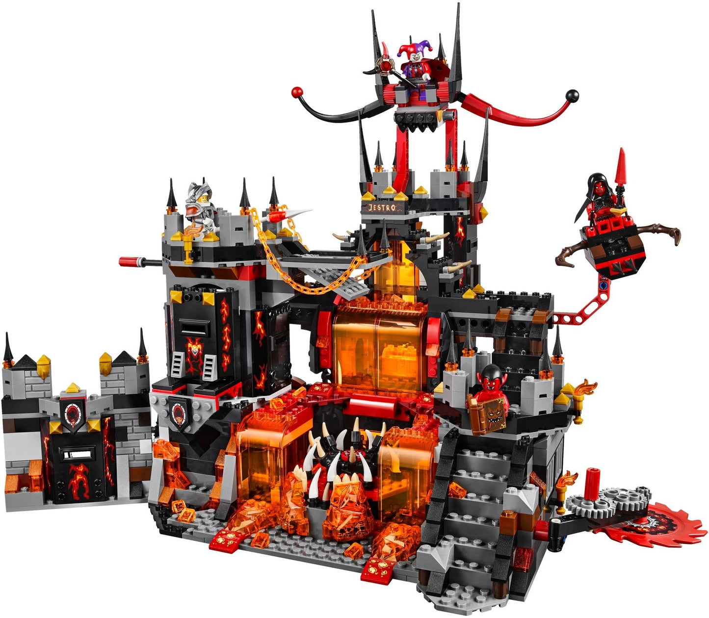LEGO 70323 Nexo Knights Jestro's Volcano Lair Building Kit- Auzzi Store
