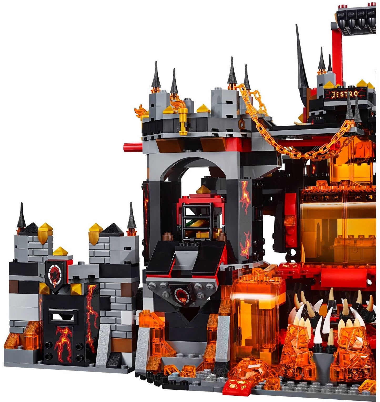 LEGO 70323 Nexo Knights Jestro's Volcano Lair Building Kit- Auzzi Store