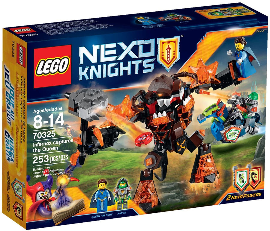 LEGO 70325 NEXO KNIGHTS Infernox Captures Queen Halbert - SuperSaverAU - view 1