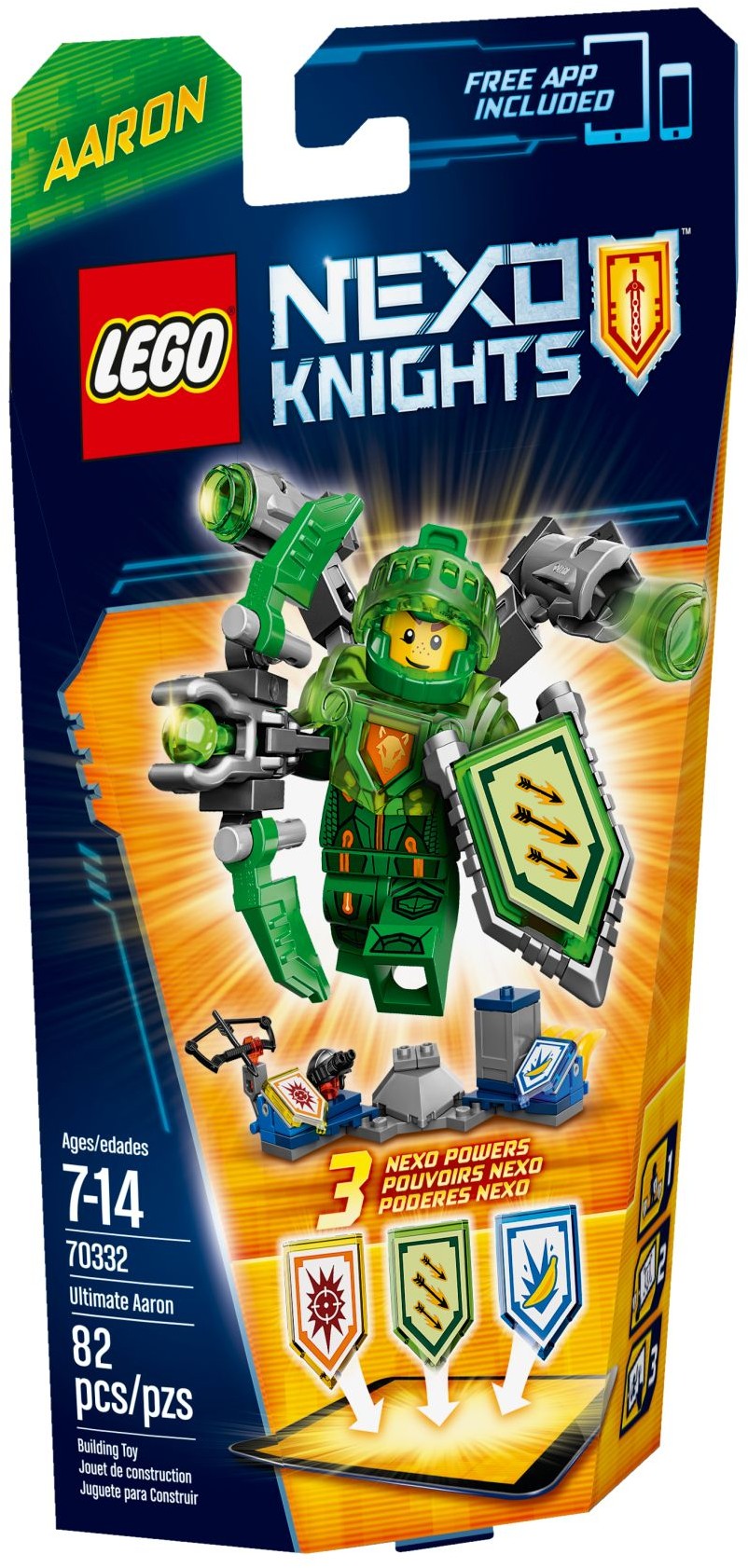 LEGO 70332 Ultimate Aaron - NEXO KNIGHTS Arrow Strike - SuperSaverAU - view 1