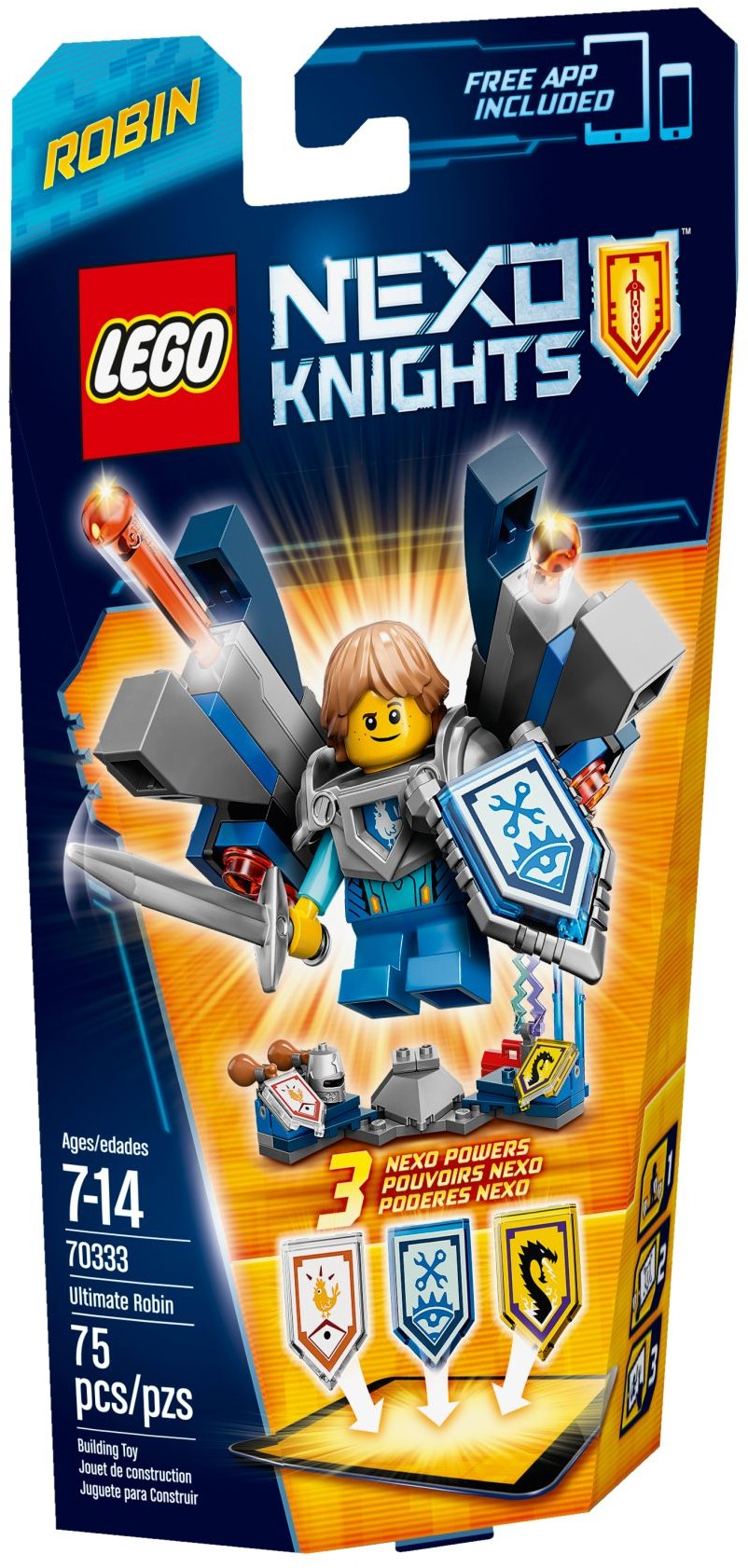 LEGO 70333 Ultimate Robin Mech Armor - NEXO KNIGHTS - SuperSaverAU - view 1