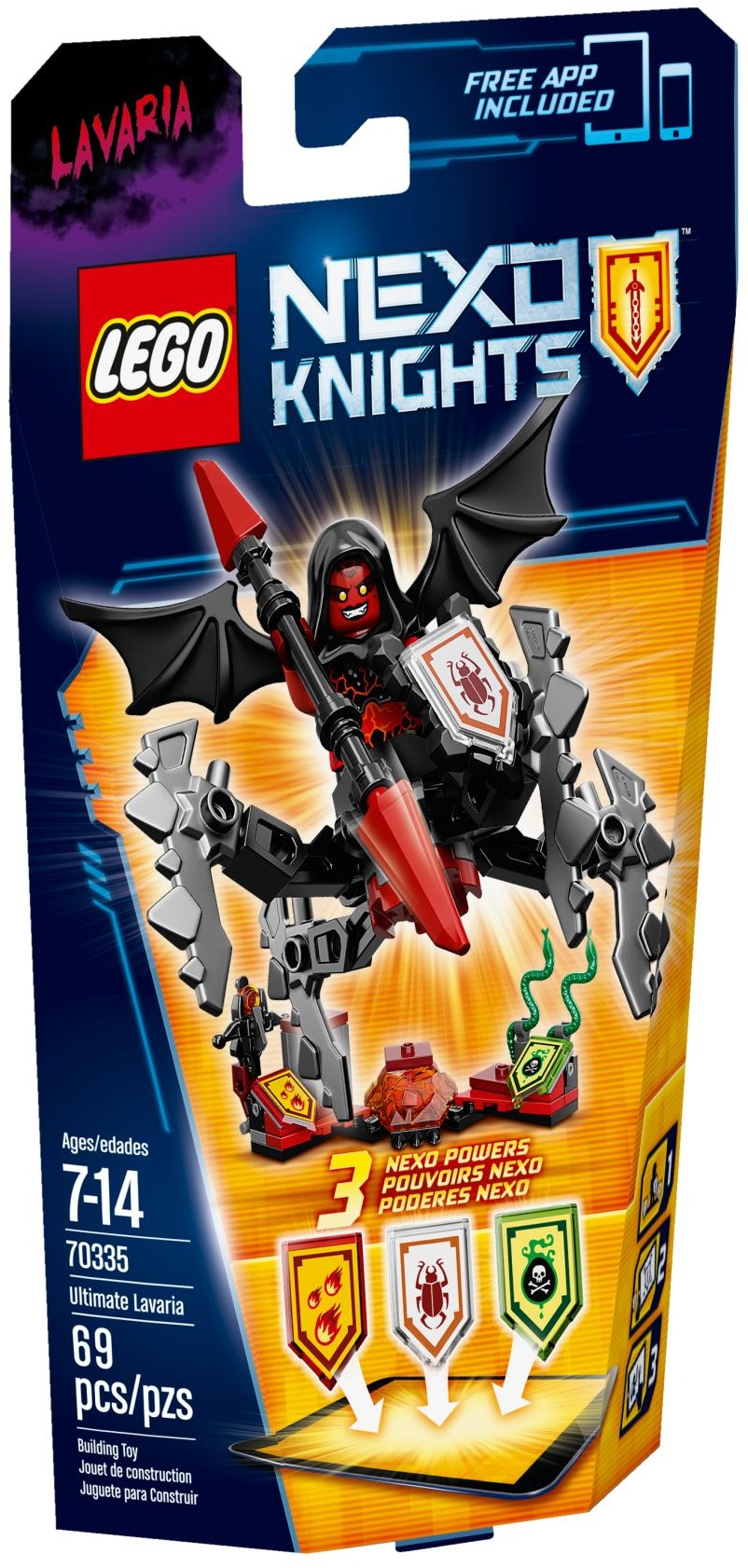 LEGO 70335 Ultimate Lavaria - NEXO KNIGHTS Spider Figure - SuperSaverAU - view 1
