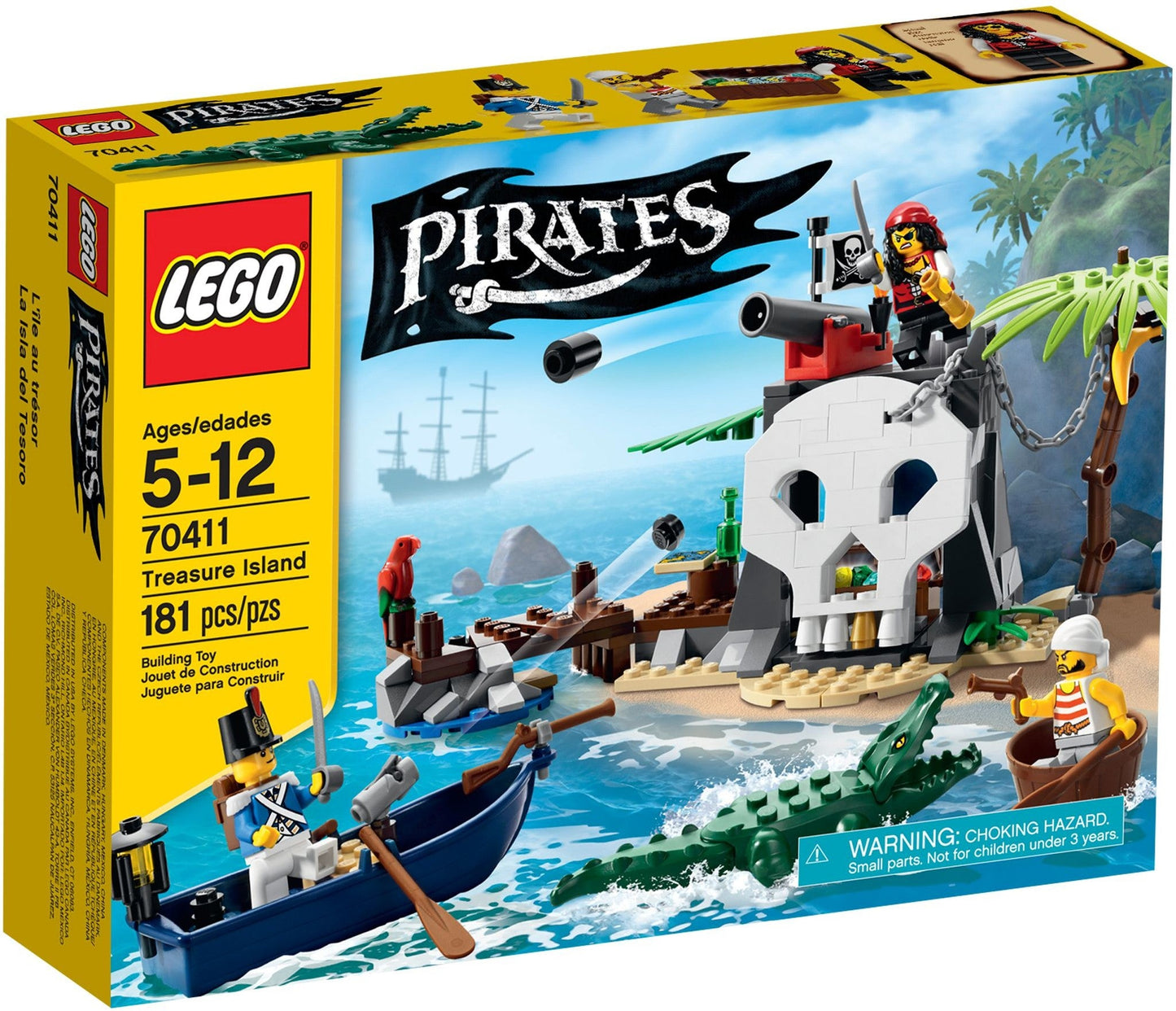 LEGO 70411 Treasure Island Pirate Adventure Set