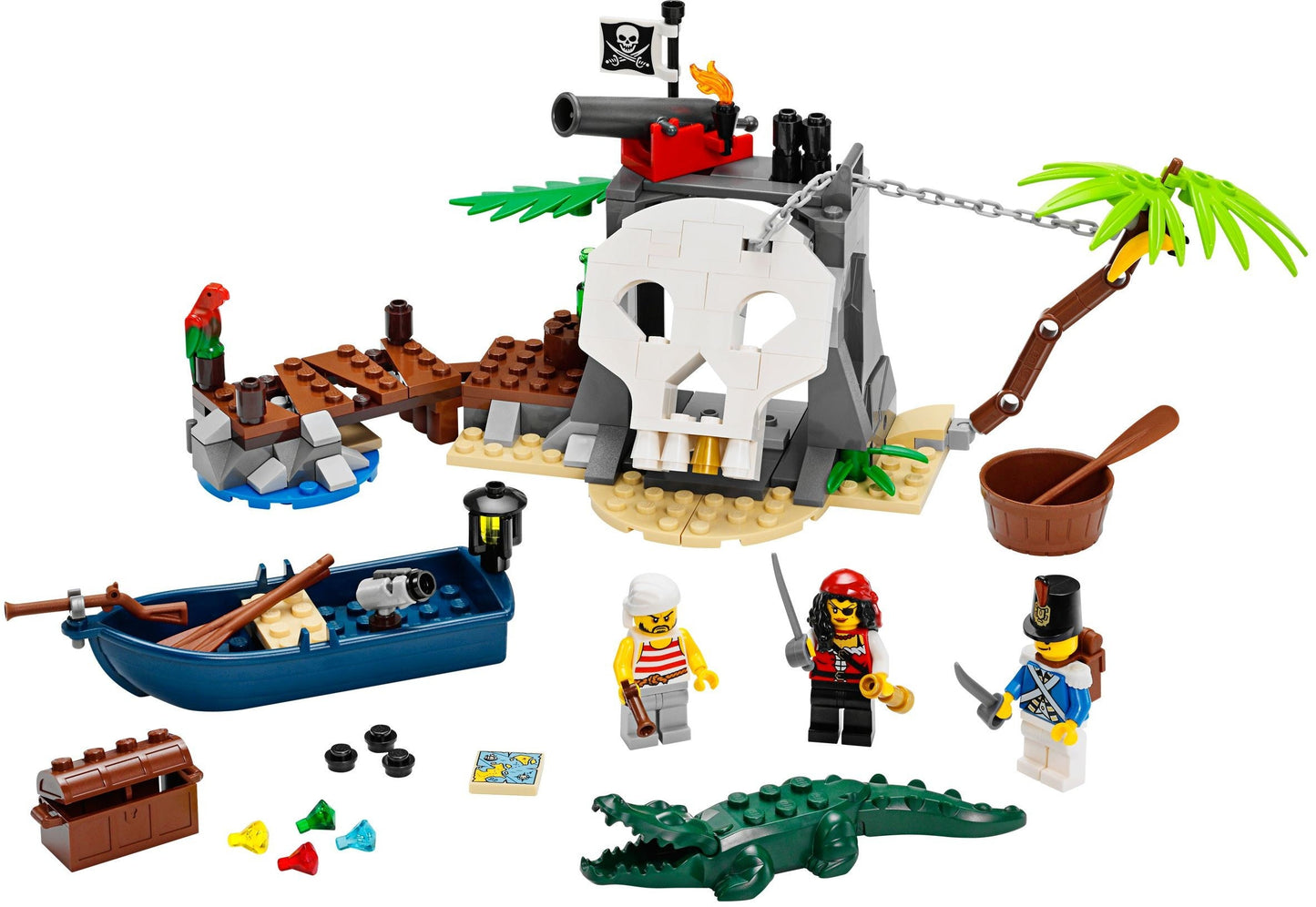 LEGO 70411 Treasure Island Pirate Adventure Set