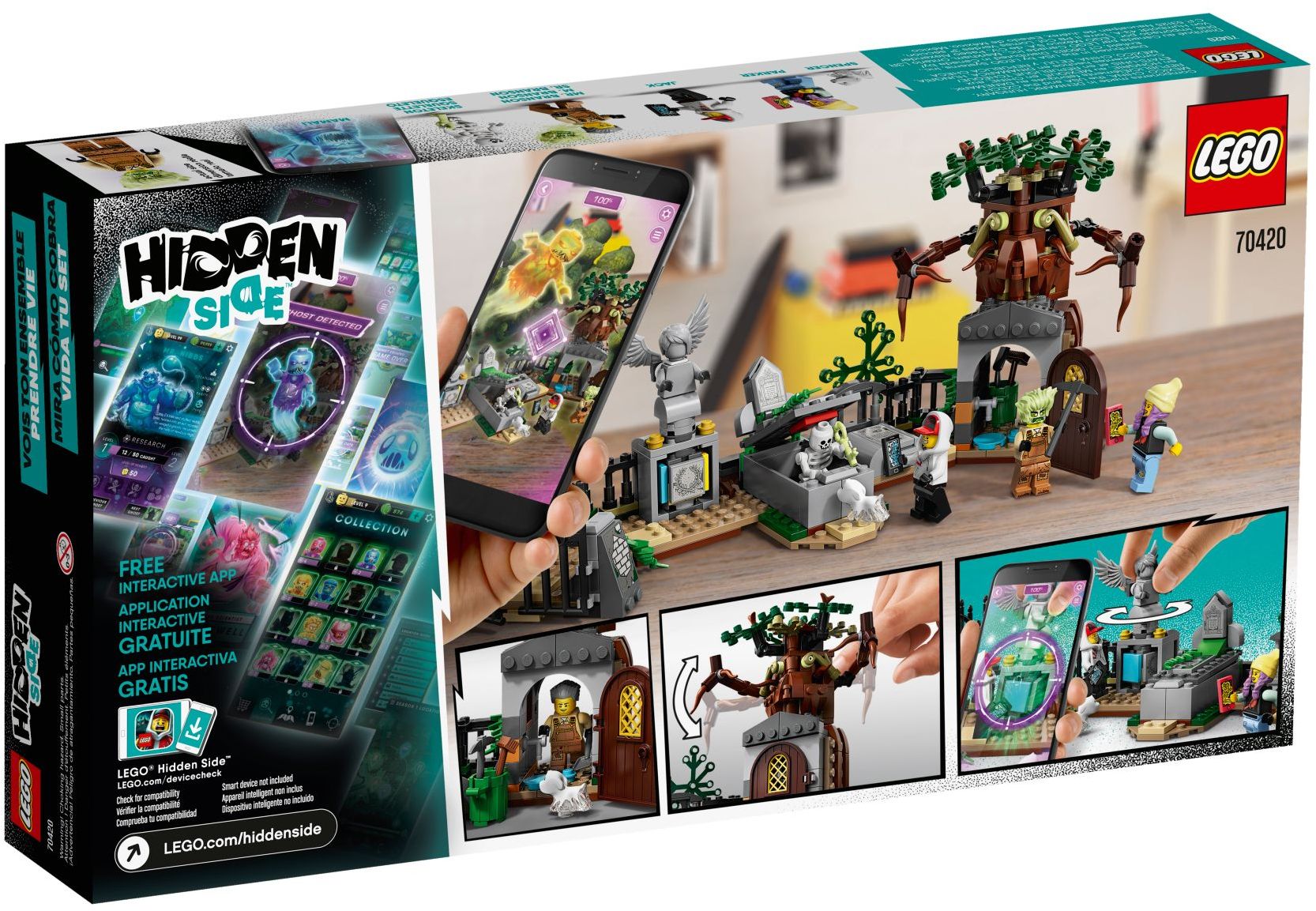 LEGO 70420 Graveyard Mystery - AR Ghost Hunting Playset - SuperSaverAU - view 4