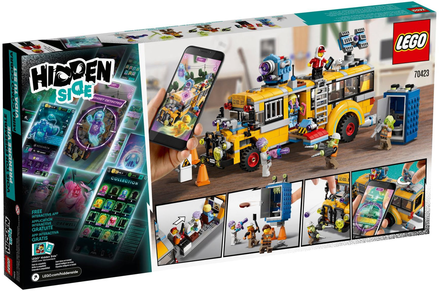 LEGO 70423 Hidden Side Paranormal Intercept Bus 3000 AR Playset