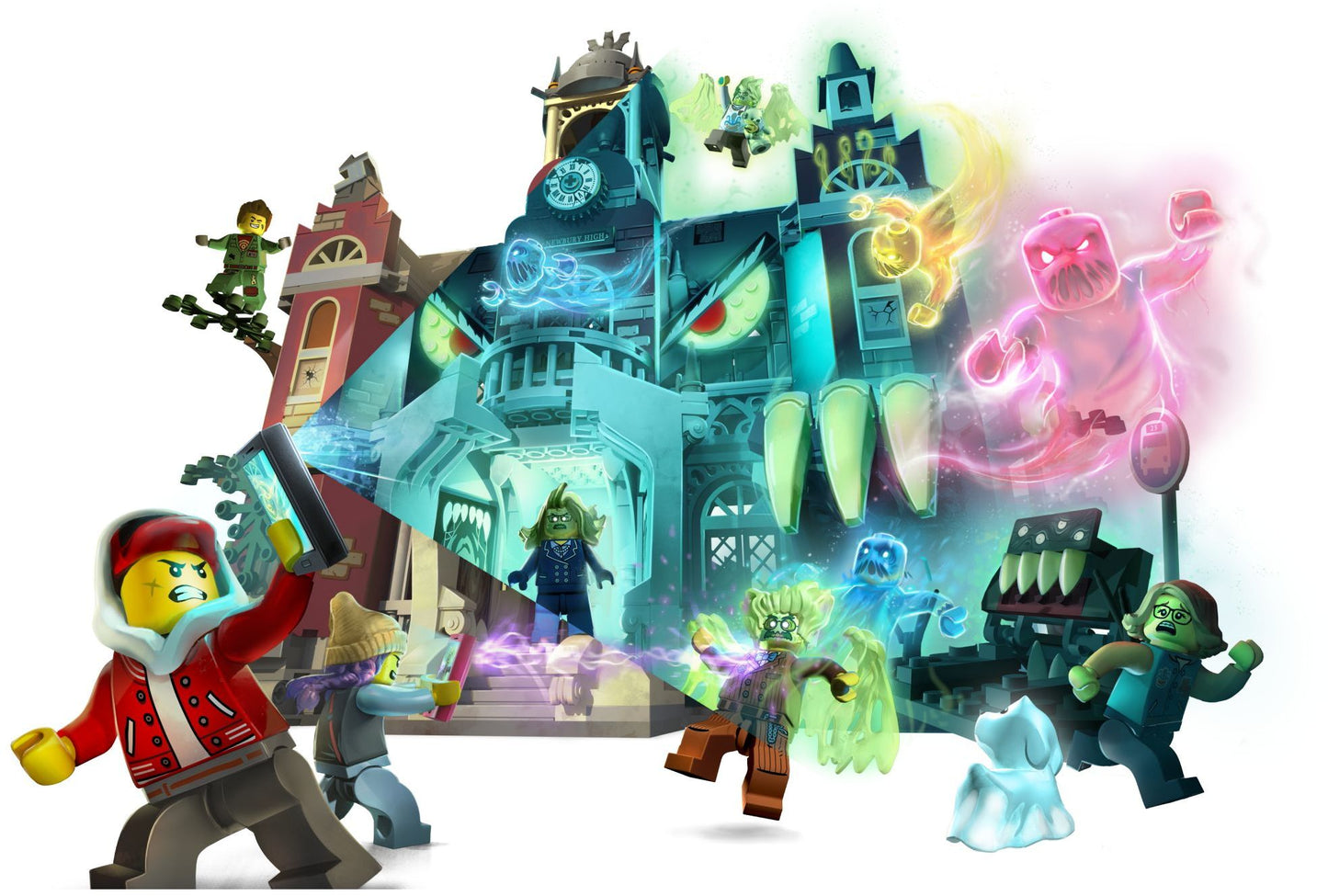 LEGO 70425 Newbury Haunted High School AR Playset