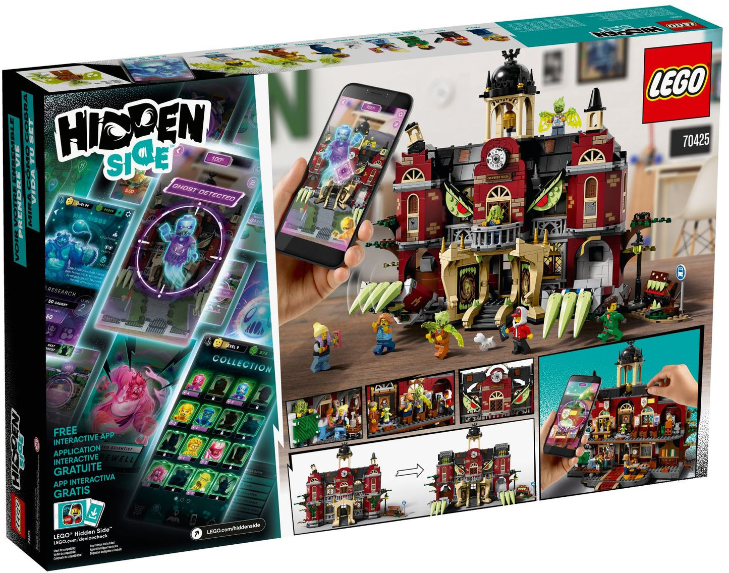 LEGO 70425 Newbury Haunted High School AR Playset