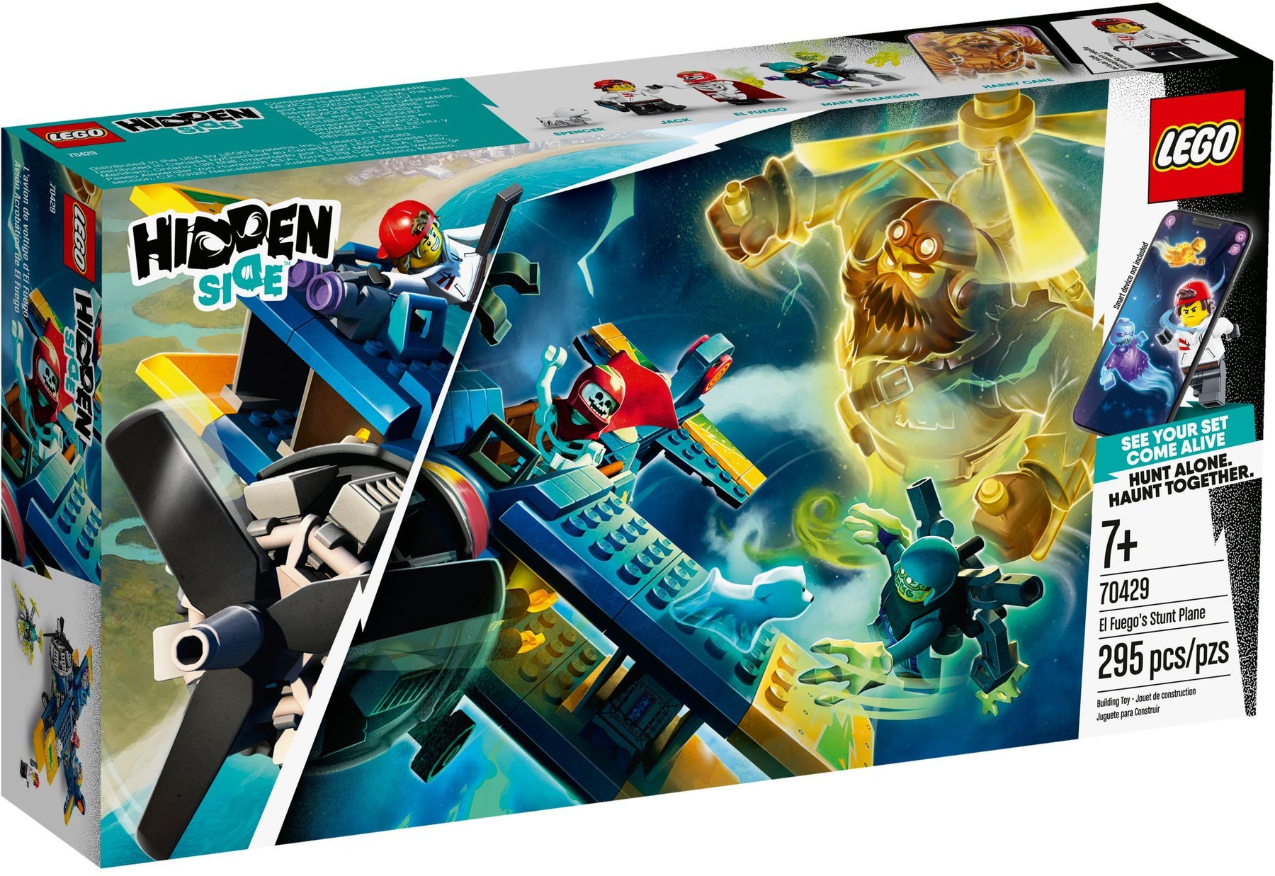 LEGO 70429 El Fuego's Stunt Plane: Hidden Side AR Playset - SuperSaverAU - view 1