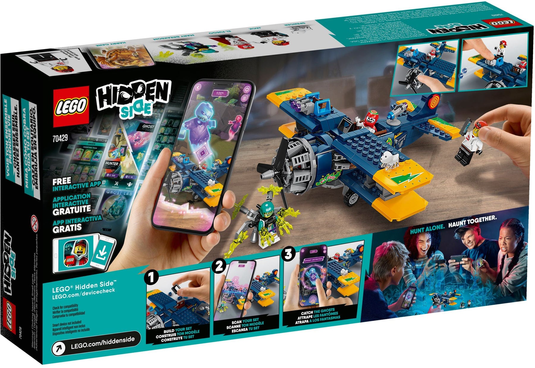 LEGO 70429 El Fuego's Stunt Plane: Hidden Side AR Playset - SuperSaverAU - view 4