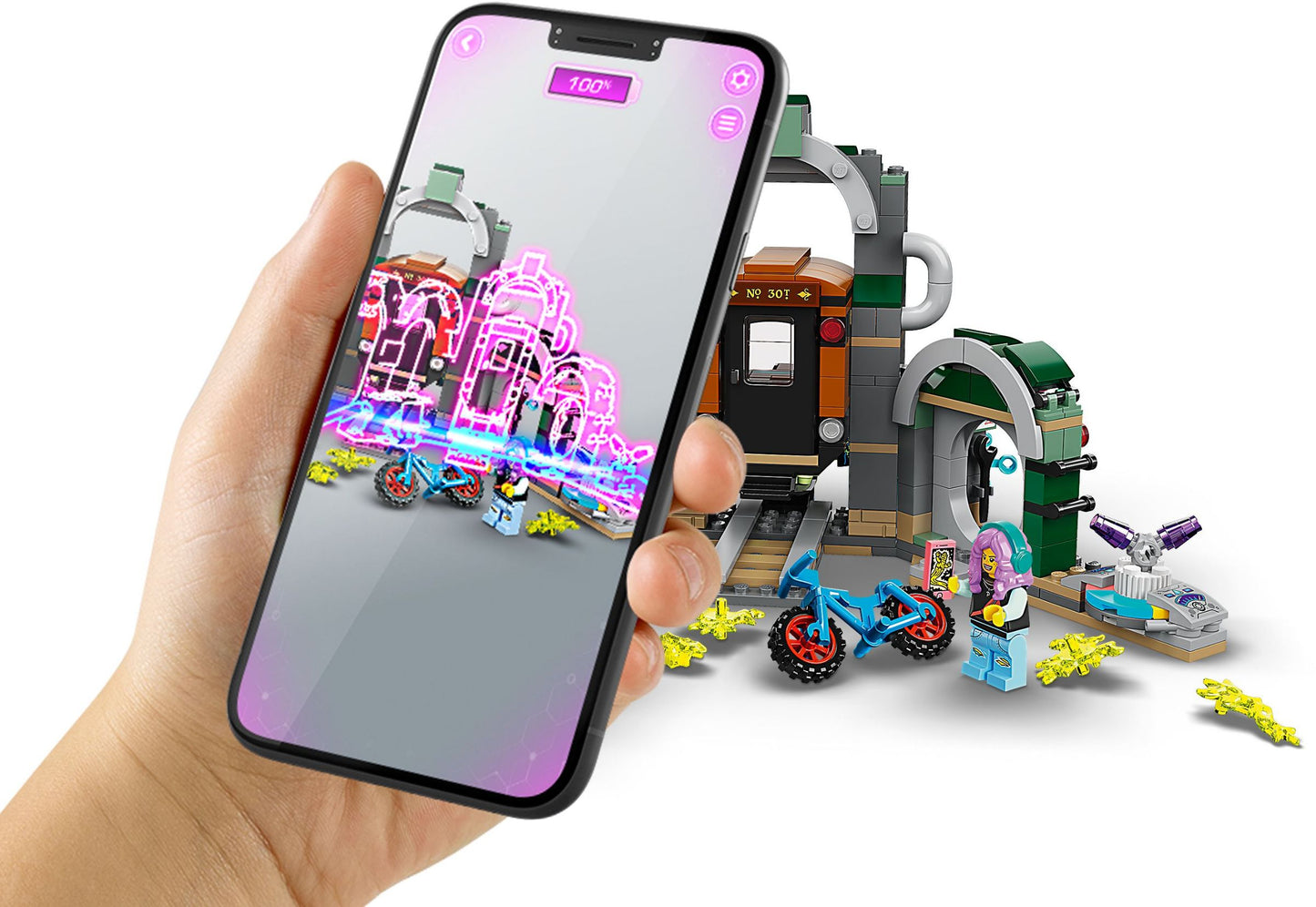 LEGO 70430 Newbury Subway Hidden Side AR Playset