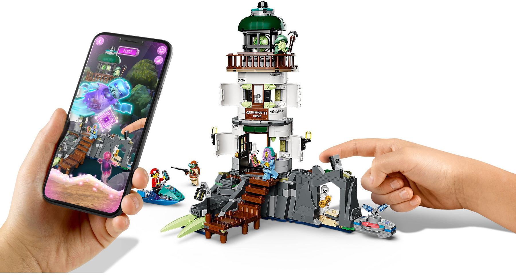 LEGO 70431 Lighthouse of Darkness AR Playset - SuperSaverAU - view 3