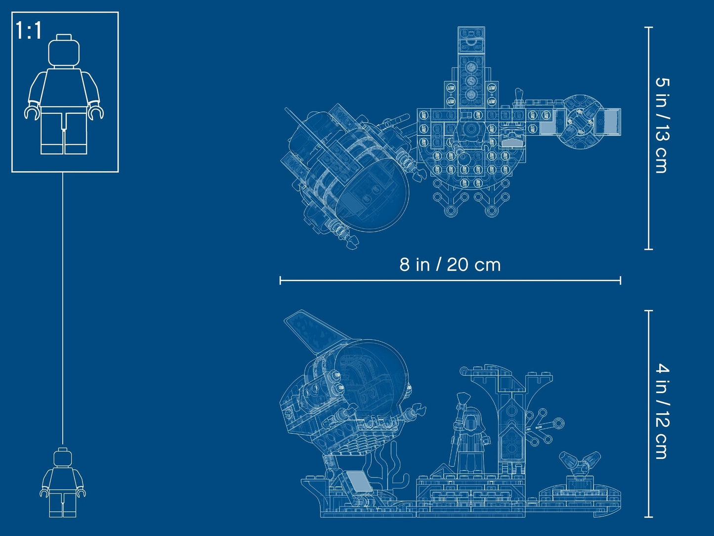 LEGO 70433 J.B.'s Submarine: Hidden Side AR Deep Sea Playset