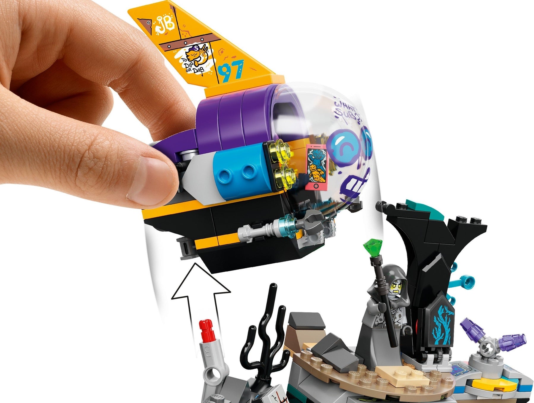 LEGO 70433 J.B.'s Submarine: Hidden Side AR Deep Sea Playset - SuperSaverAU - view 6