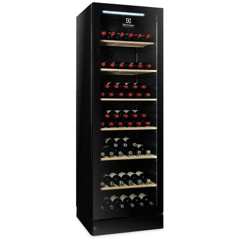 Electrolux Professional 170 Bottle Wine Fridge - Black - UV Glass Door - Lockable - WC170BKMZ