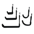 Storease Medium Wall Storage System U Hook - 20kg Capacity - Black - SuperSaverAU - view 2