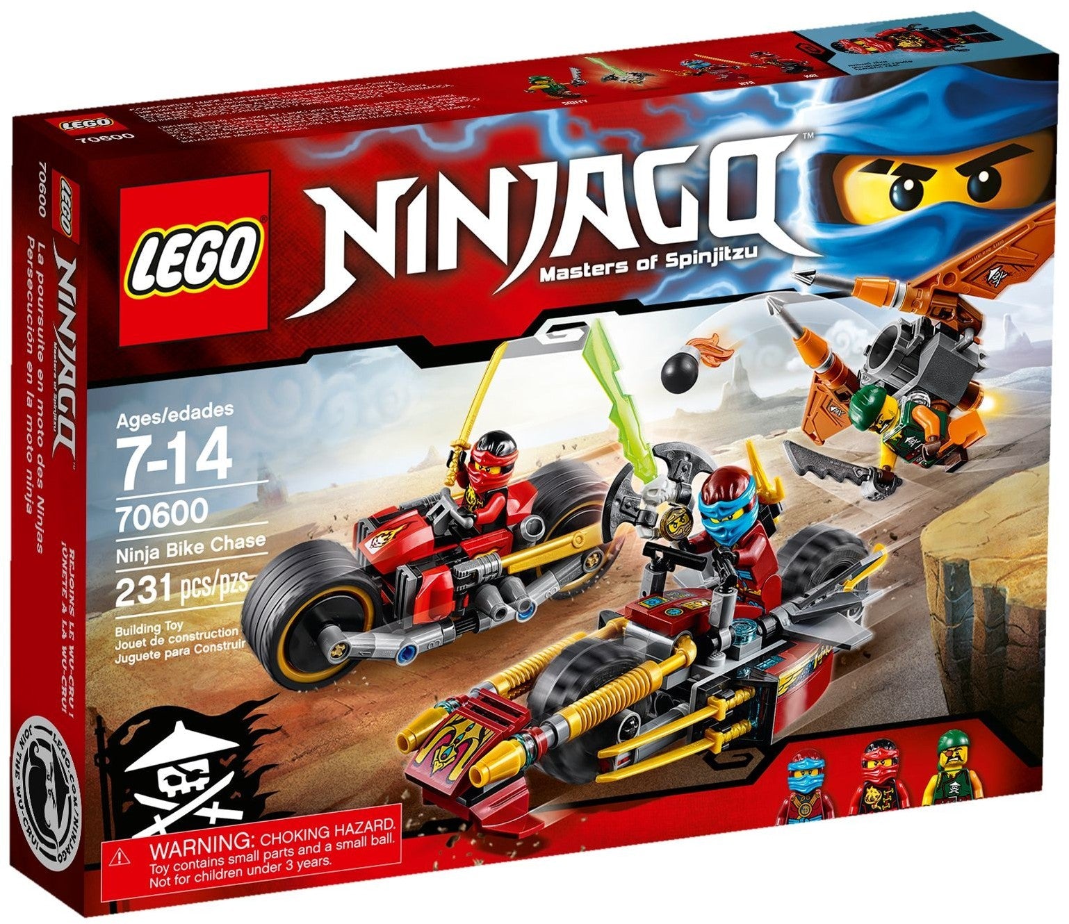 LEGO Ninjago Ninja Bike Chase 70601- Auzzi Store