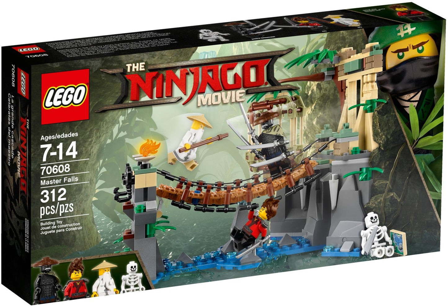 LEGO 70608 Master Falls: Jungle Bridge Showdown
