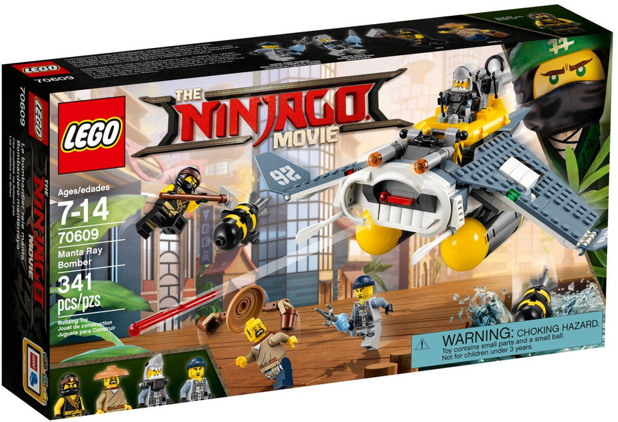 LEGO 70609 Manta Ray Bomber - NINJAGO Movie Cole's Plane - SuperSaverAU - view 1
